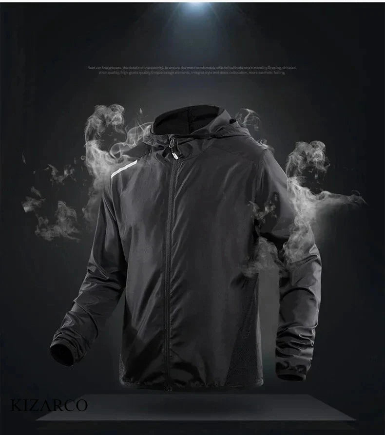 Veste de course à capuche premium