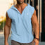 Summer Vibe Hooded Sleeveless Cotton Tank
