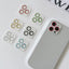 Verre de protection scintillant pour caméra pour iPhone 14/13/12