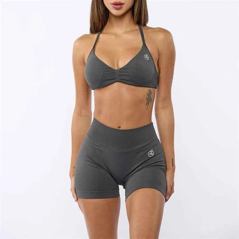 Conjunto de Sujetador Bum Impact y Pantalones Cortos Moldeadores