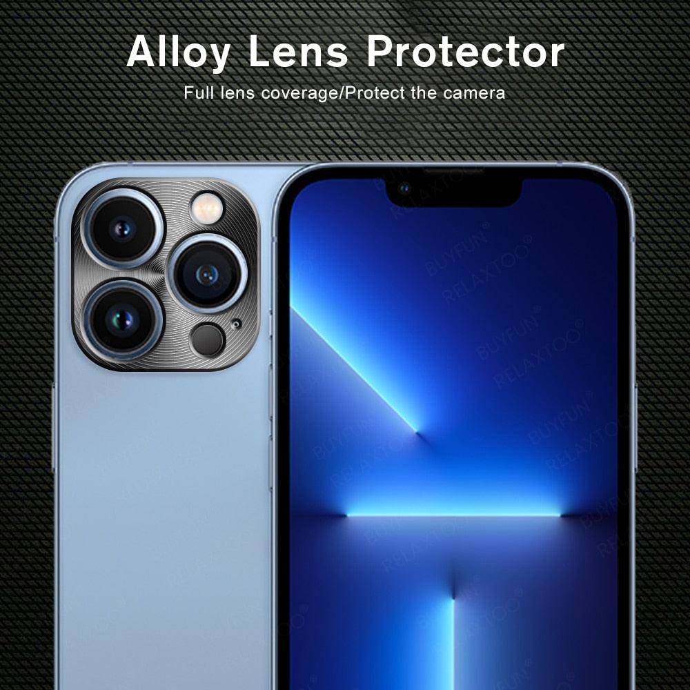 Premium Aluminum Alloy Camera Lens Protector for iPhone 11/12/13/14 Series - Korvel