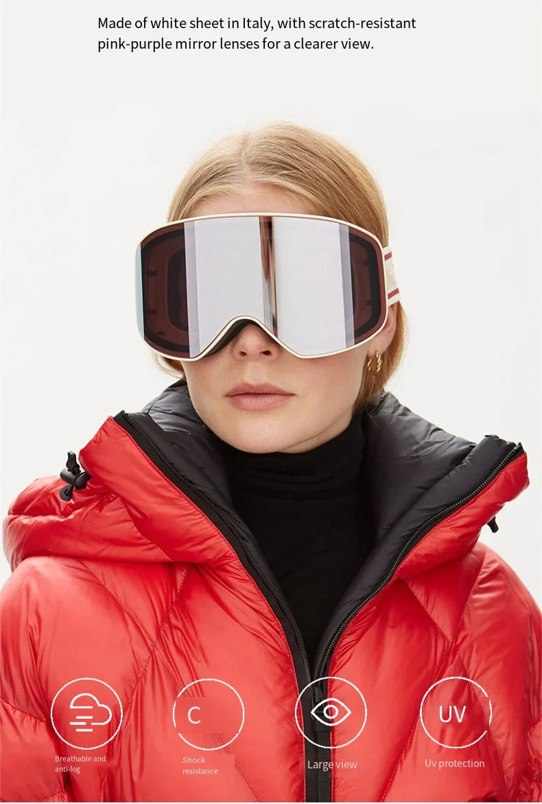 Lunettes de ski et de snowboard premium avec protection UV 400