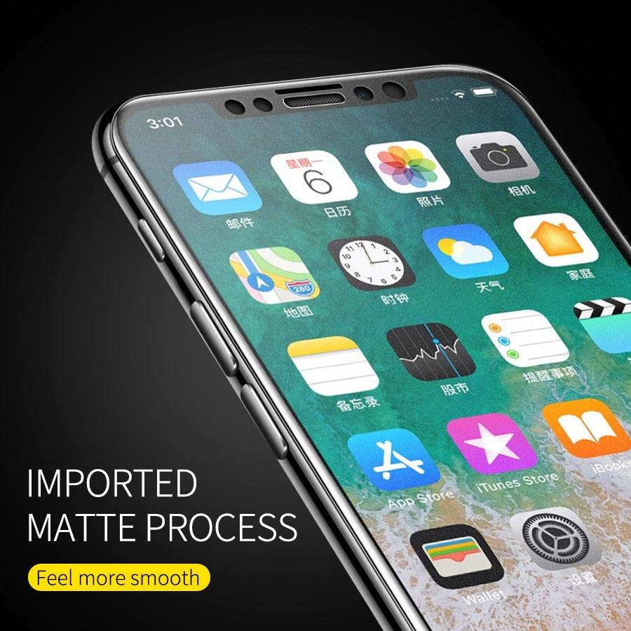 3-Pack Frosted Matte Ceramic Screen Protectors for iPhone