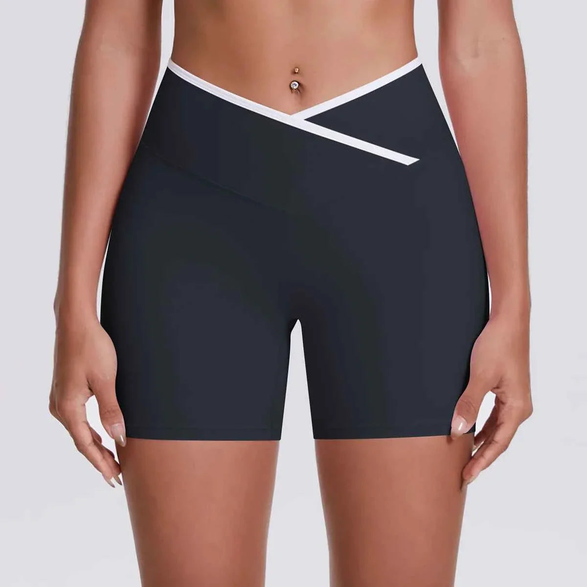 Shorts de Fitness para Mujeres con Cintura en Forma de V