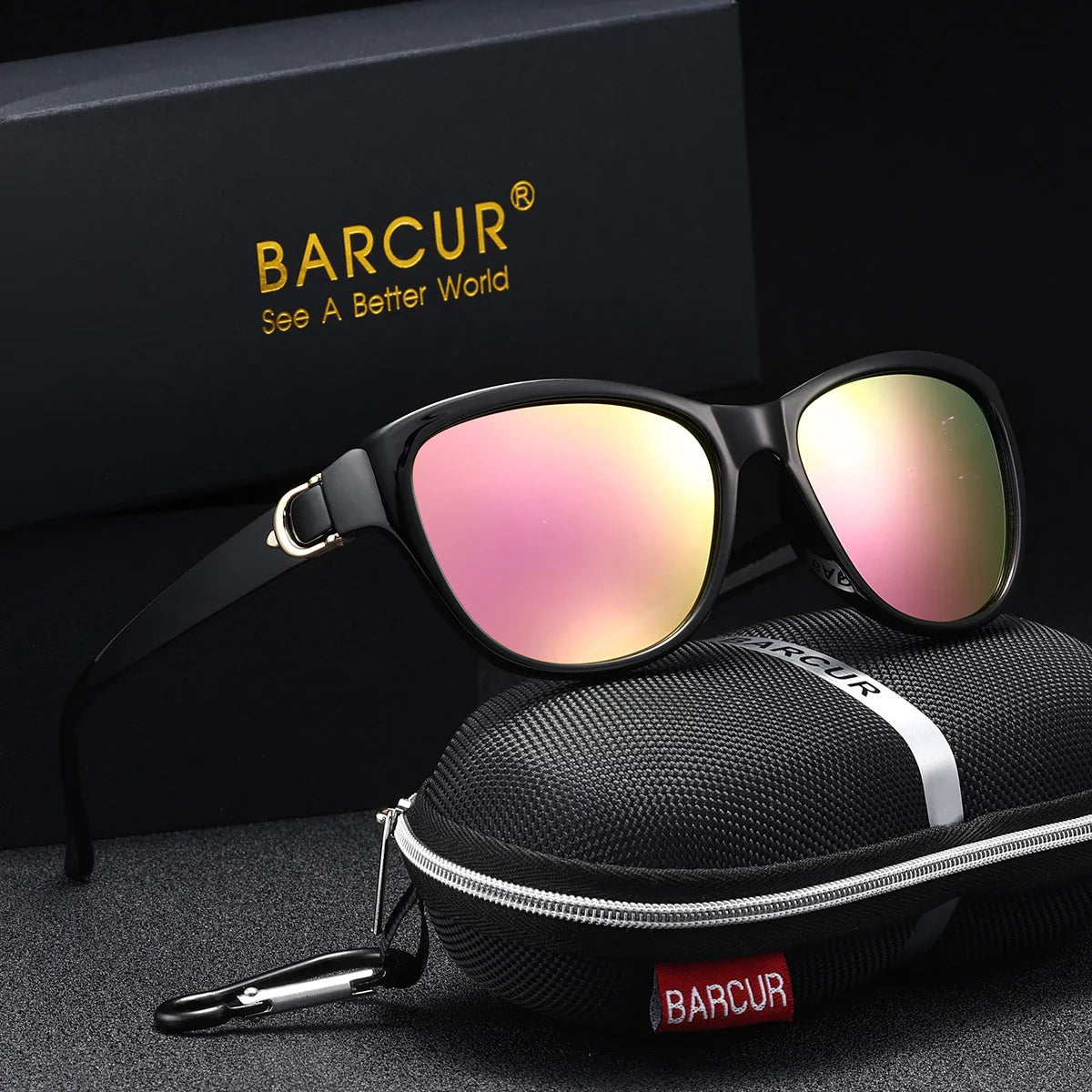 Gafas de sol de moda para hombres BARCUR polarizadas - Protección UV400 elegante