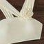 Maillot de bain asymétrique à découpes florales 3D