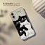 Cute Cat Transparent Phone Case for iPhone 11/12/13 Pro Max