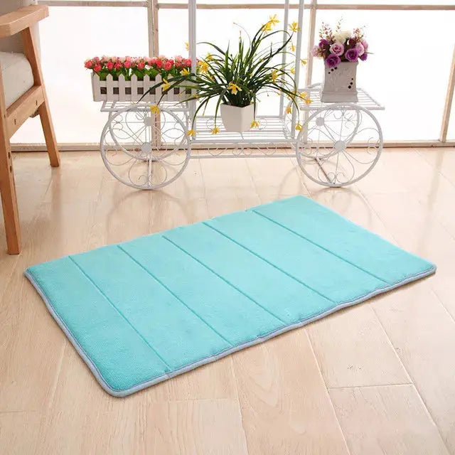 Tapis de bain en mousse à mémoire super absorbante