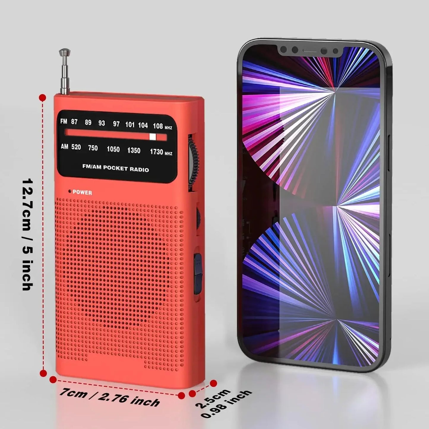 Radio Portátil de Emergencia de Banda Completa