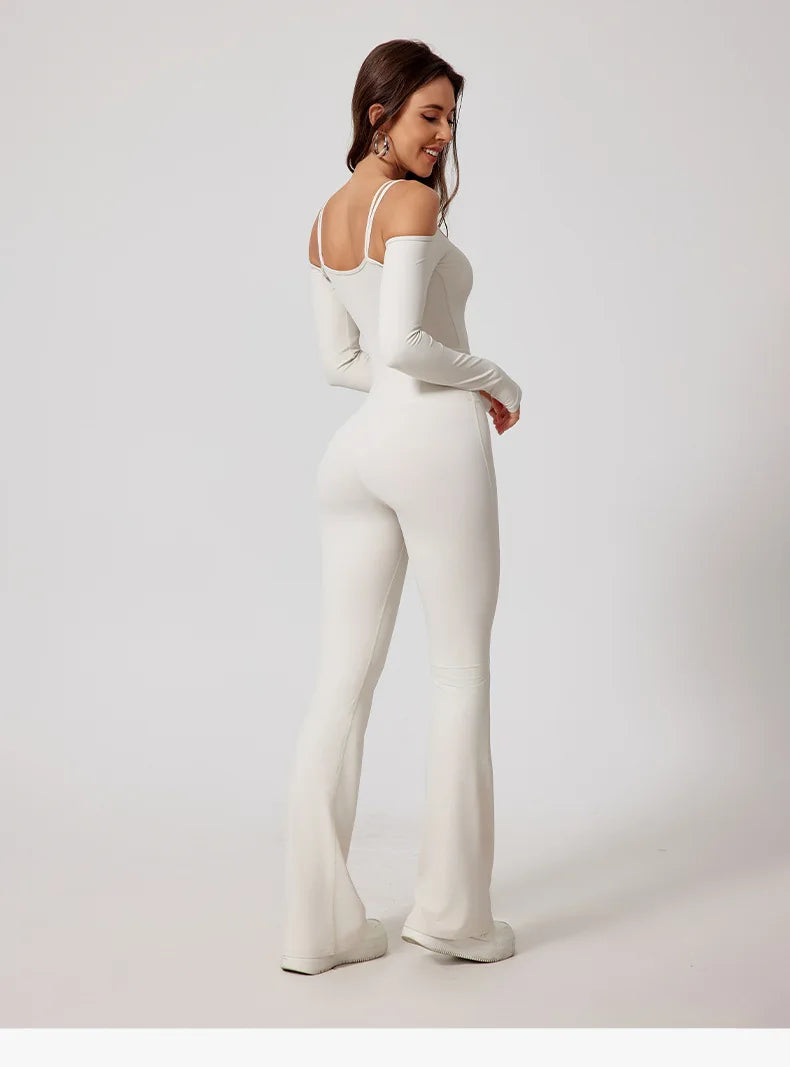 Combinaison de yoga évasée pour femmes pour un mode de vie actif