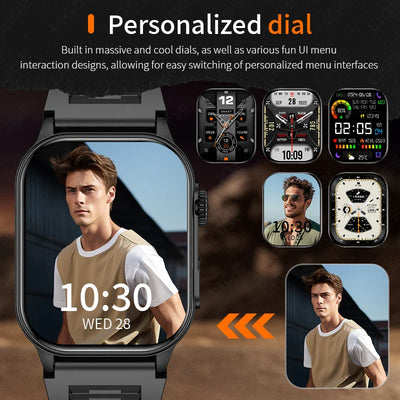 LIGE FlashSmart 2: Premium Smartwatch with HD Display