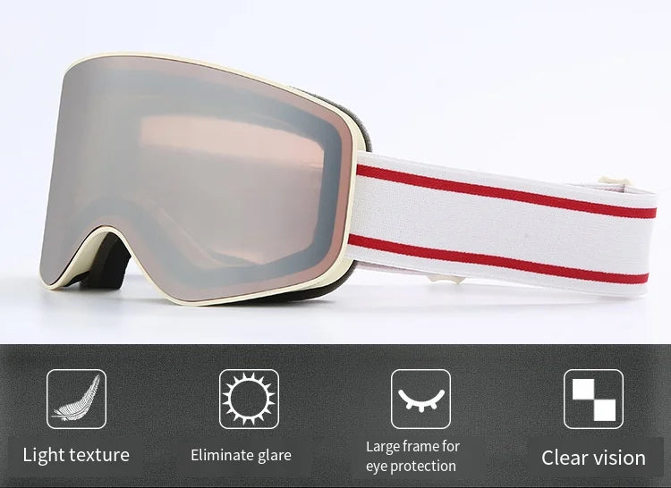Lunettes de ski et de snowboard premium avec protection UV 400