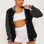 Women's Fleece Varsity Baseball Jacket