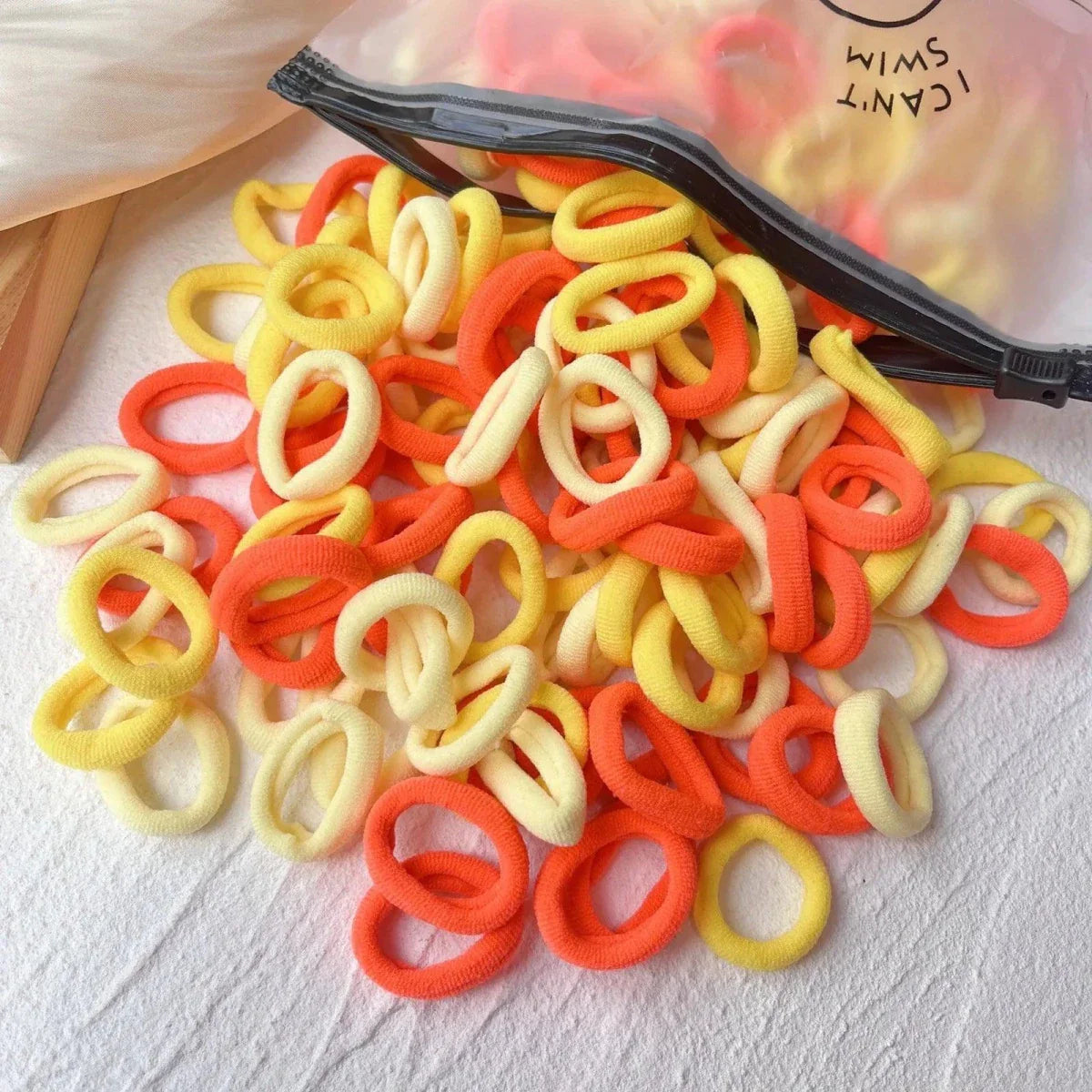 Colorful Kids Elastic Hair Bands - 20/50pcs Set