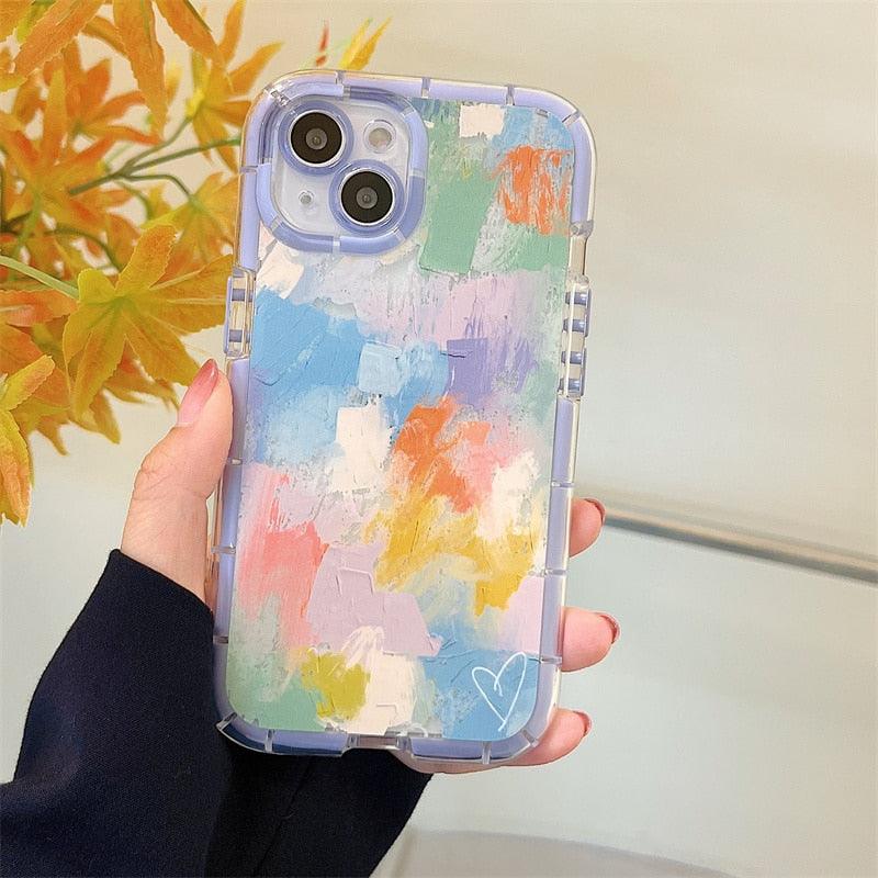 Luminous Art Abstract Phone Case for iPhone 13/12/11 Pro Max
