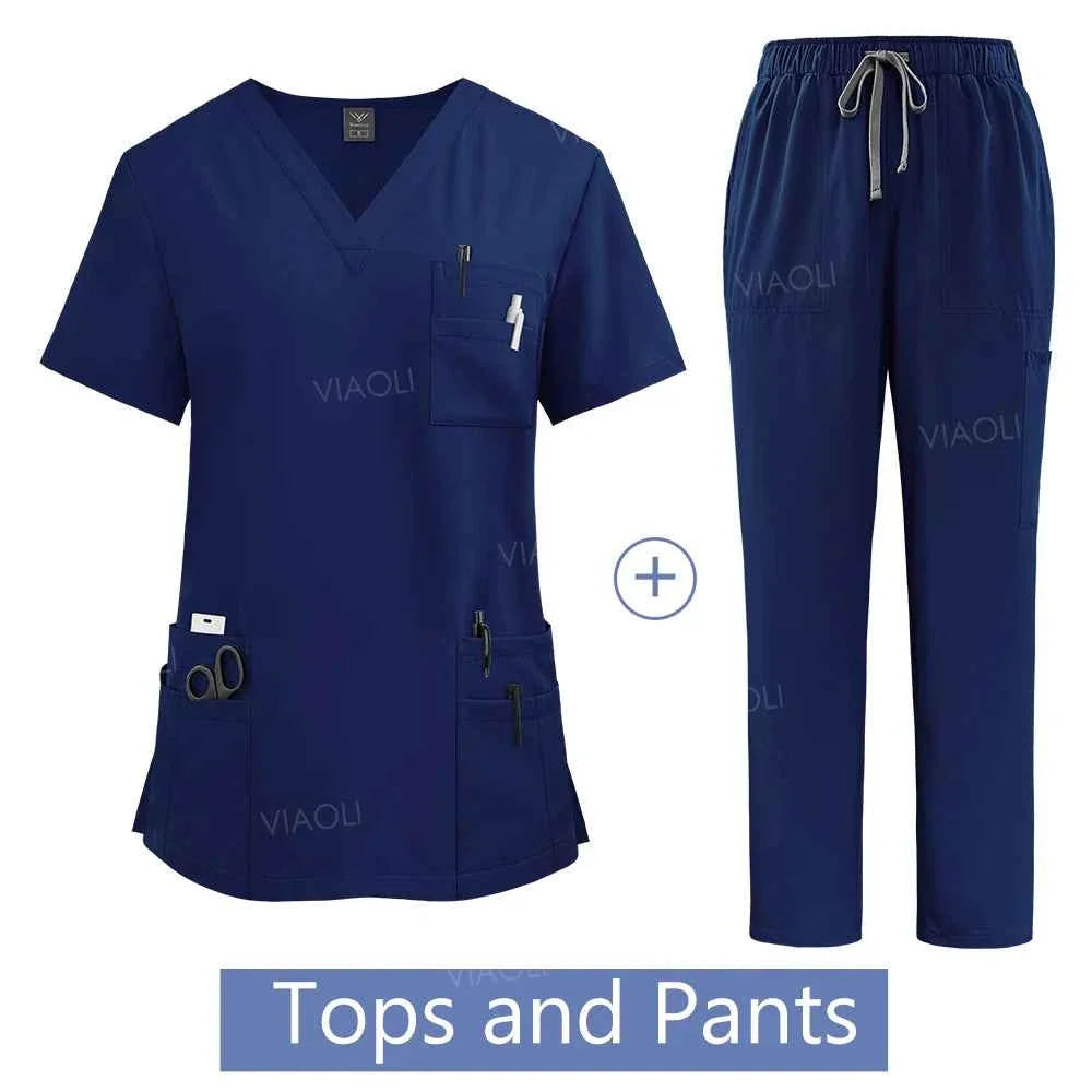 Gown chirurgicale pour femmes avec poches