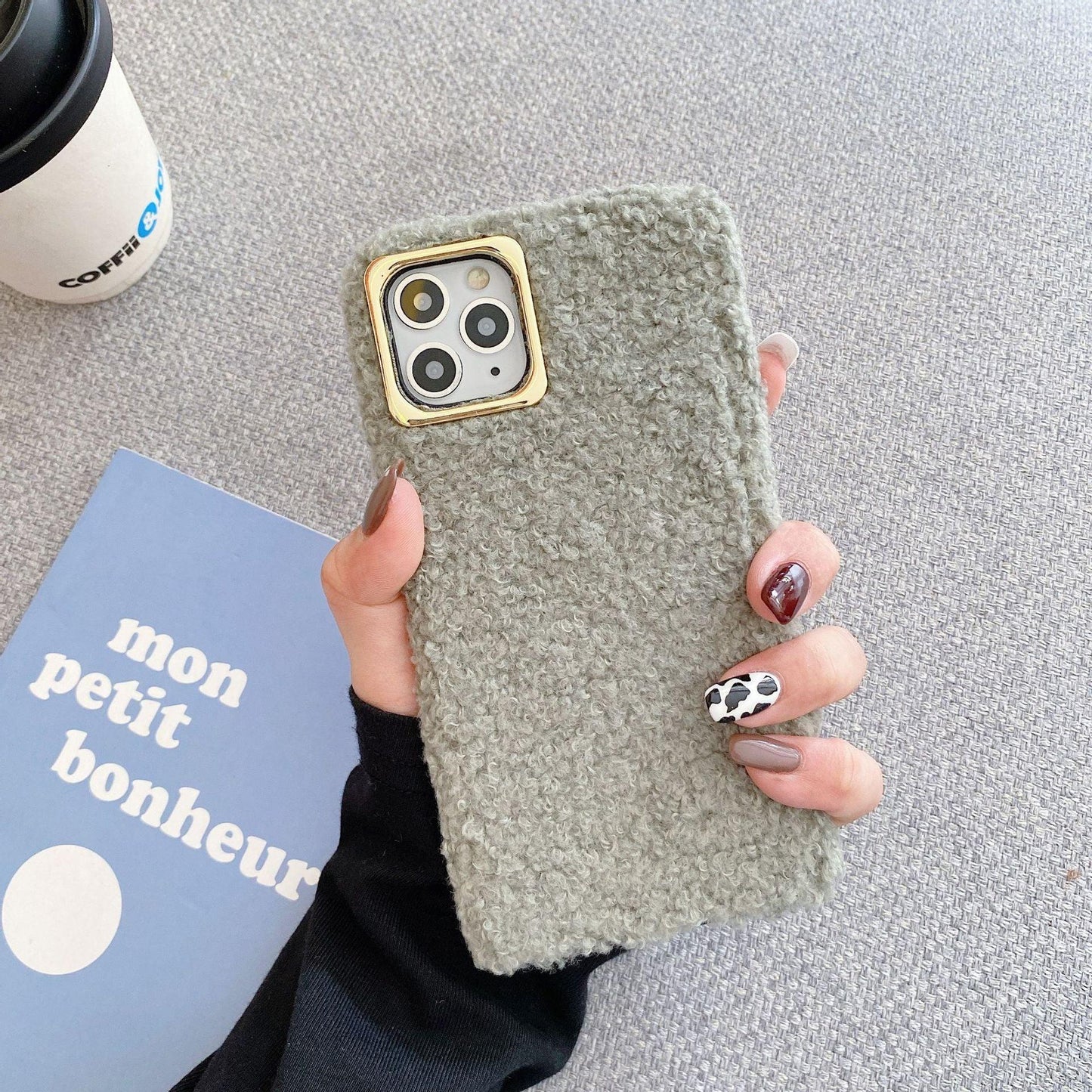 Furry Fluffy Phone Case for iPhone - Stylish Protection