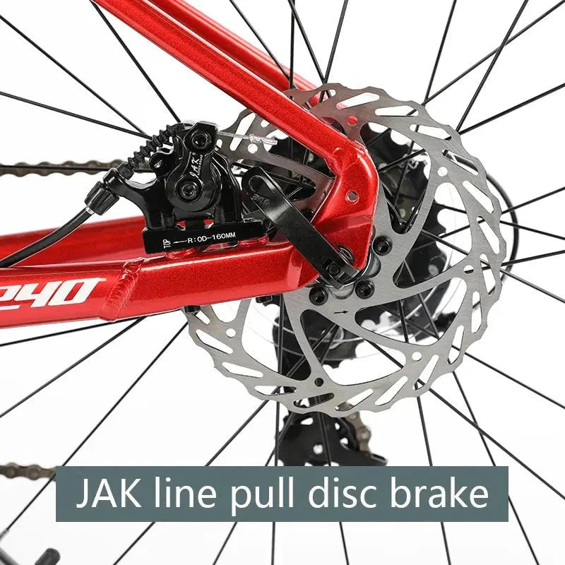 YUZE G240 7-Speed Aluminum Disc Brake Bicycle for Students