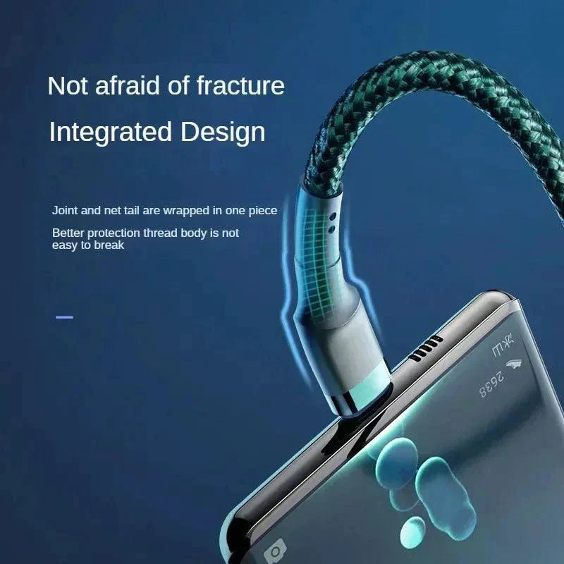 PD 120W Super Charging USB Type-C Cable for Fast Charging