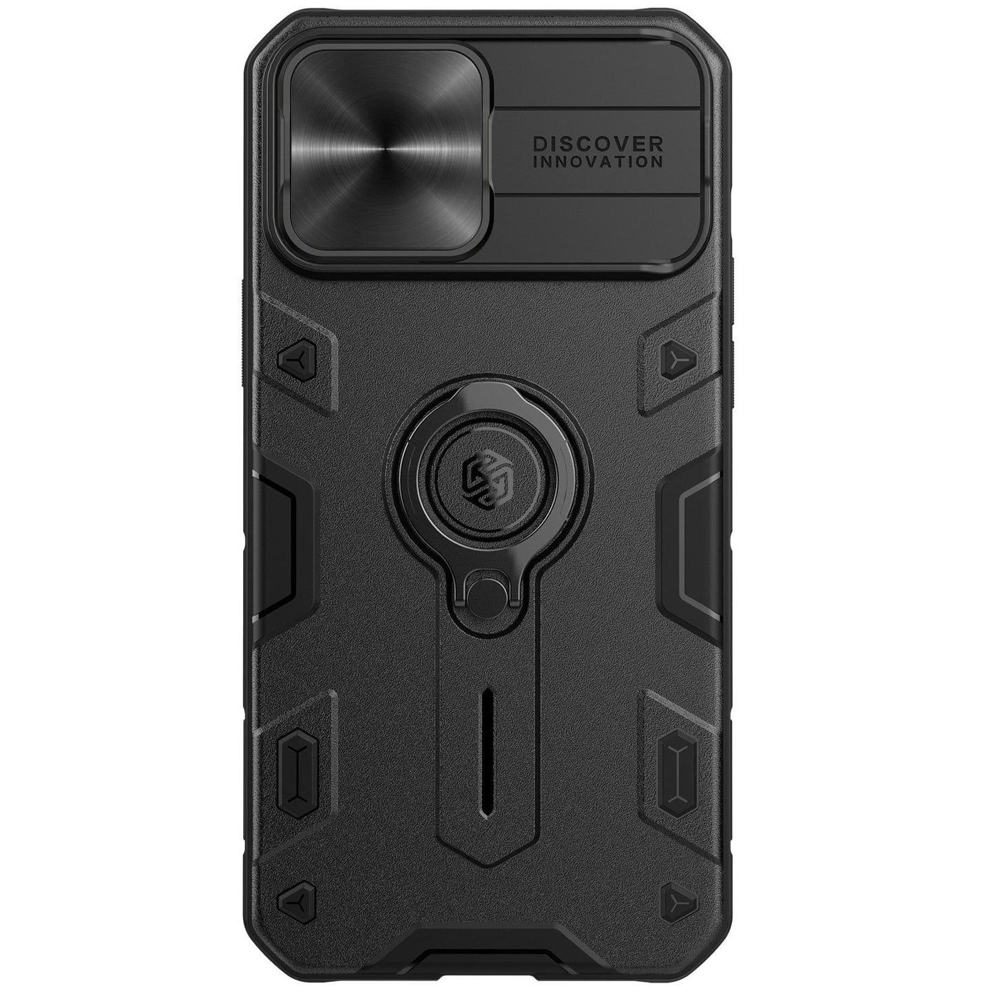 Funda Premium de Alta Resistencia para iPhone 13 con Cubierta Deslizante para Cámara