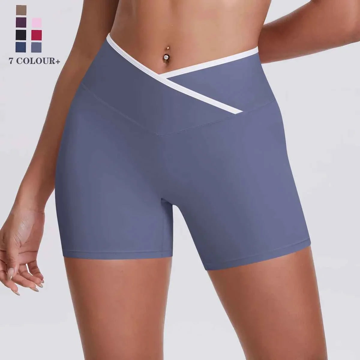 Shorts de Fitness para Mujeres con Cintura en Forma de V