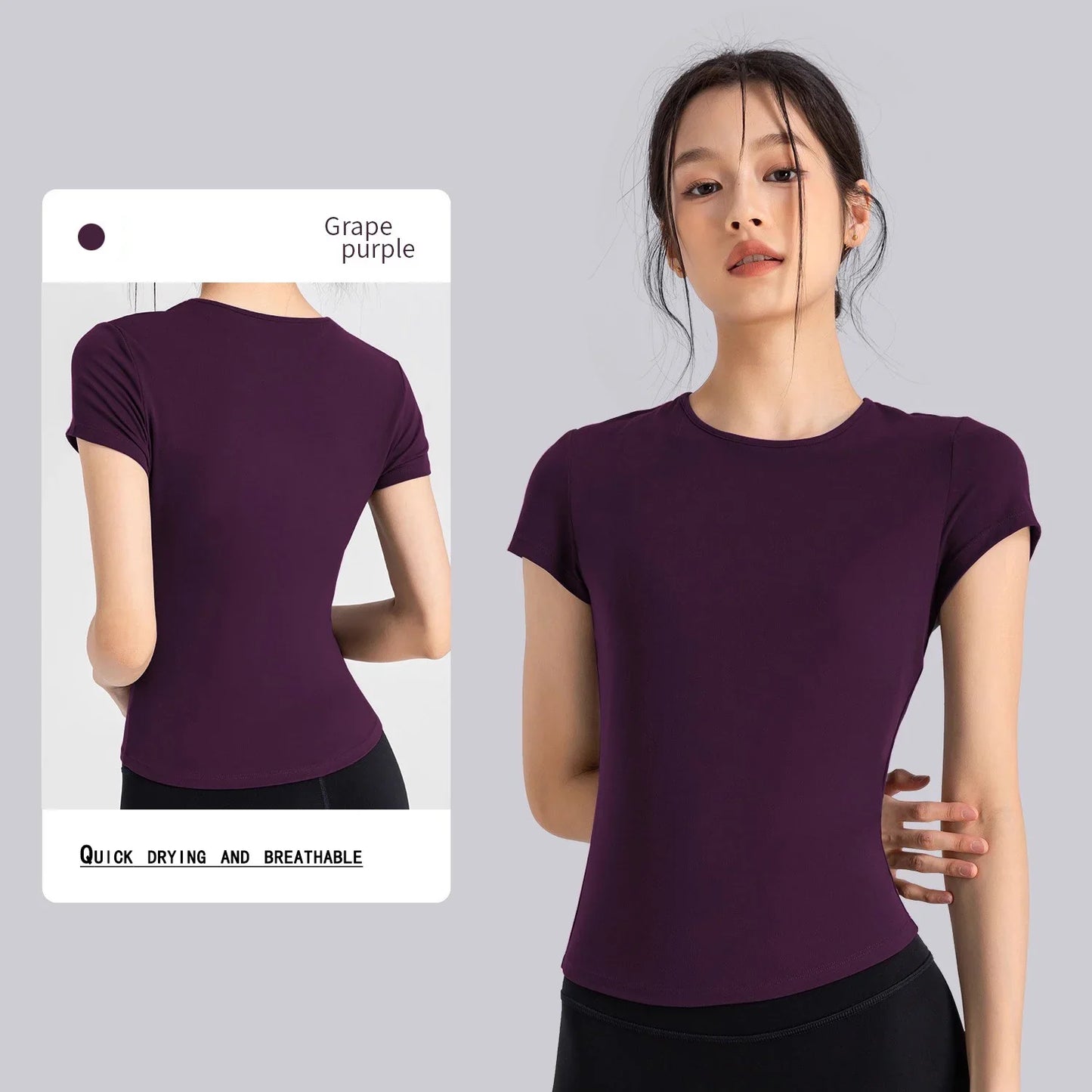 Chemise de sport extérieure à séchage rapide pour femmes