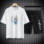 Men's Waffle Summer Casual Tracksuit Set