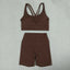 Women's Cross Back Yoga Set with Pockets