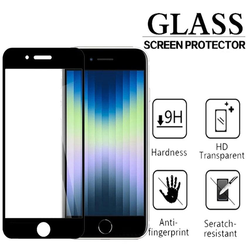 Protecteur d'écran en verre trempé complet 3PCS pour iPhone
