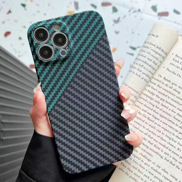 Sleek Ultra-Slim Classic Texture iPhone Case - Shockproof & Lightweight - Korvel