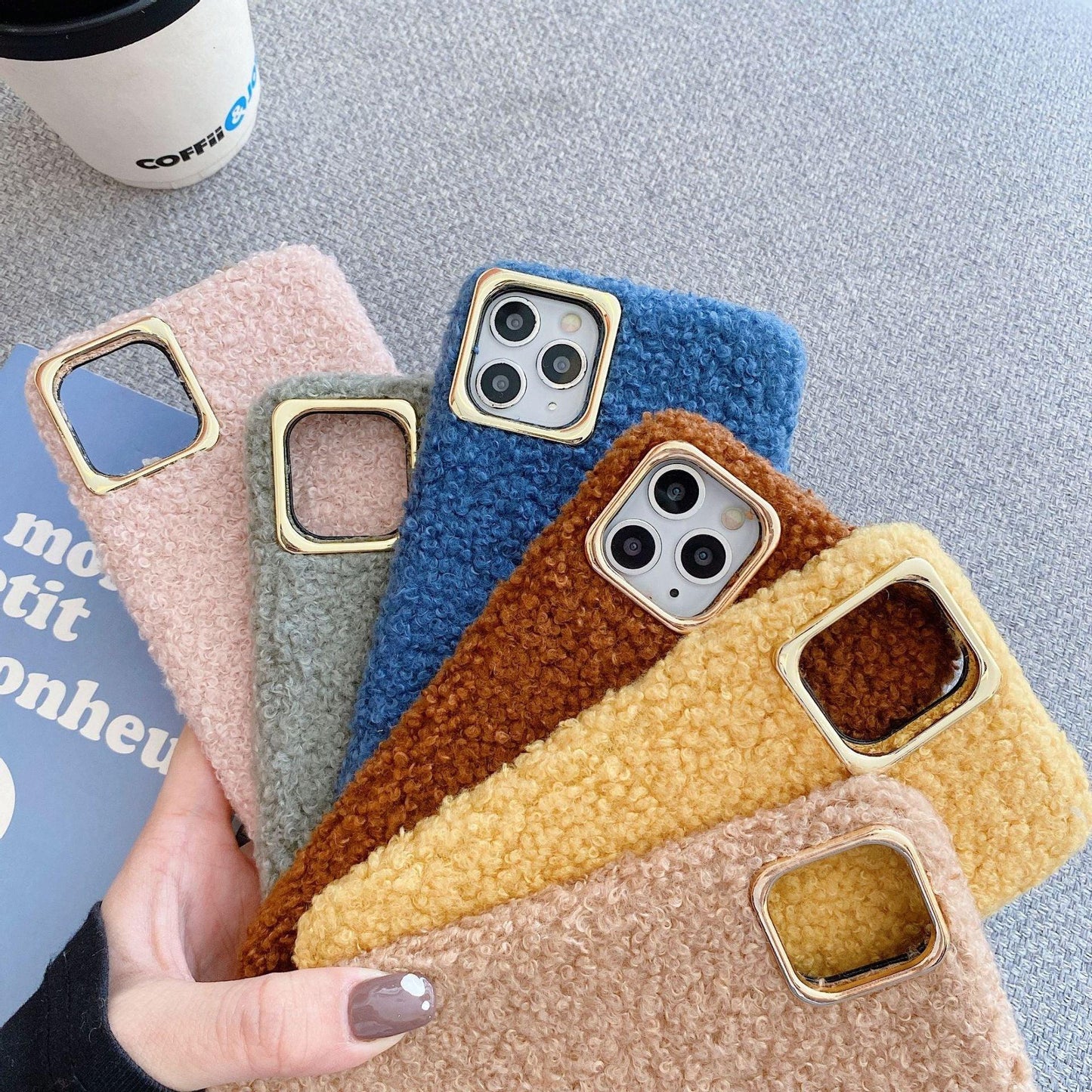 Furry Fluffy Phone Case for iPhone - Stylish Protection