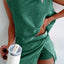 Ensemble T-shirt et shorts en coton pour femmes