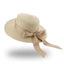 Sombrero de Paja Elegante para Mujeres en Verano con Lazo