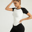Women's Quick-Dry Compression Fit Yoga Running Tee