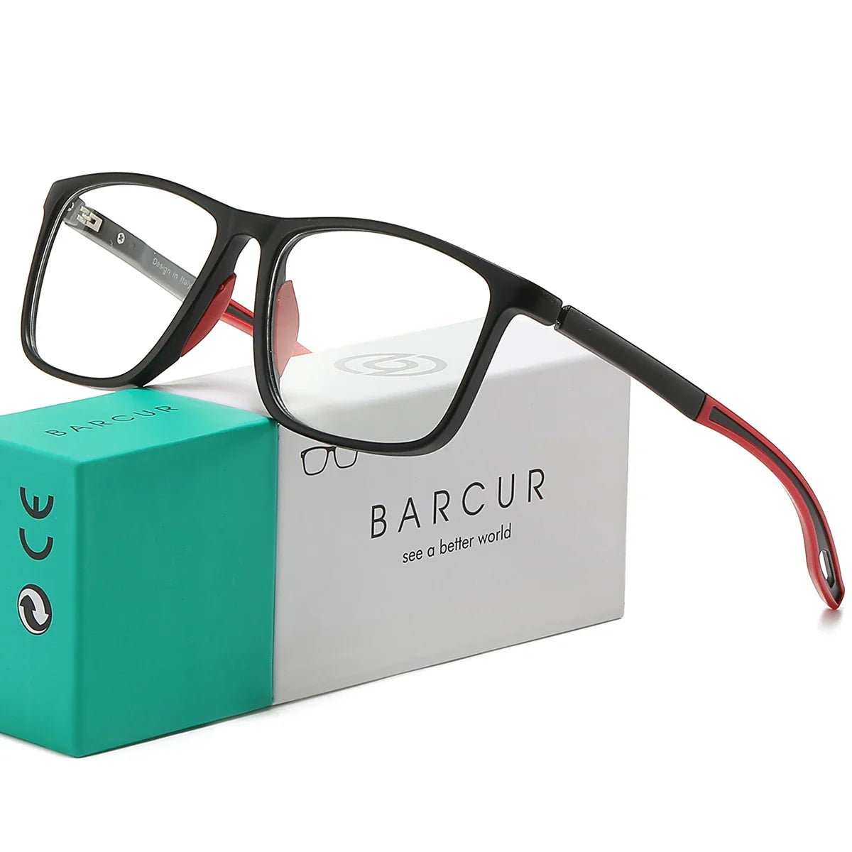 BARCUR Ultra-Light Sports Reading Glasses for Men & Women – Durable Presbyopia Eyewear with High-Definition Lenses – Stylish Rectangle Reade - Korvel