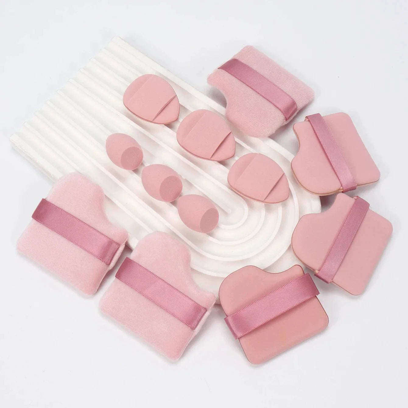Juego de 12 Esponjas de Maquillaje Multiusos