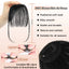 NAYOO Clip-In Bangs - Extensiones de Cabello Humano 100% Real