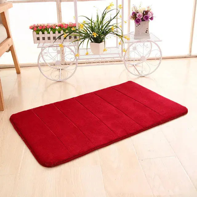 Tapis de bain en mousse à mémoire super absorbante