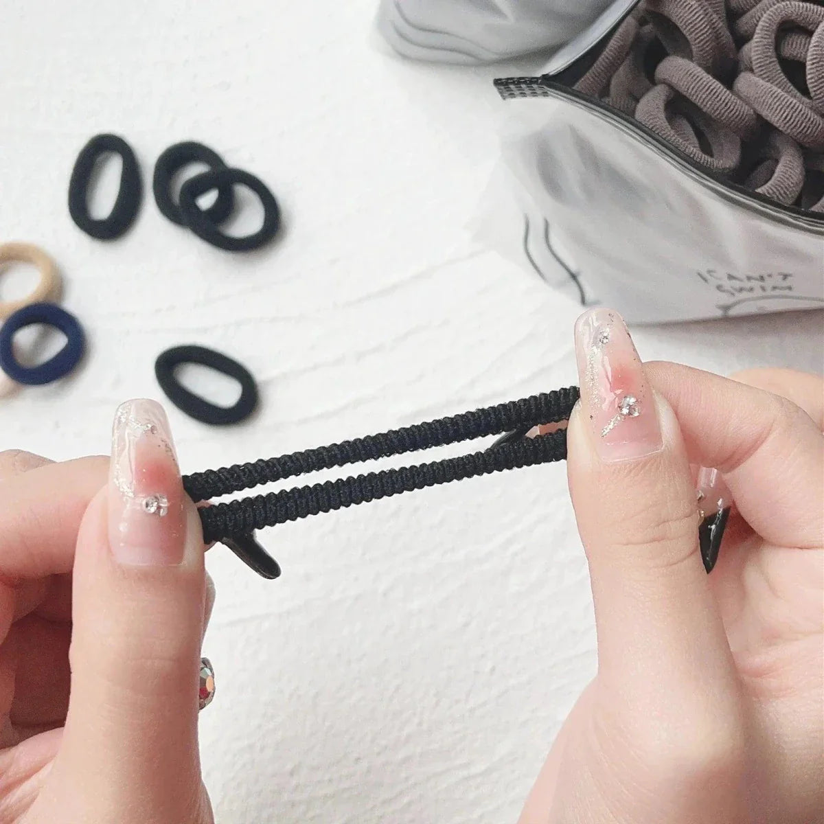 Colorful Kids Elastic Hair Bands - 20/50pcs Set
