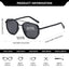 BARCUR Trendy Polarized Sunglasses with UV400 Protection