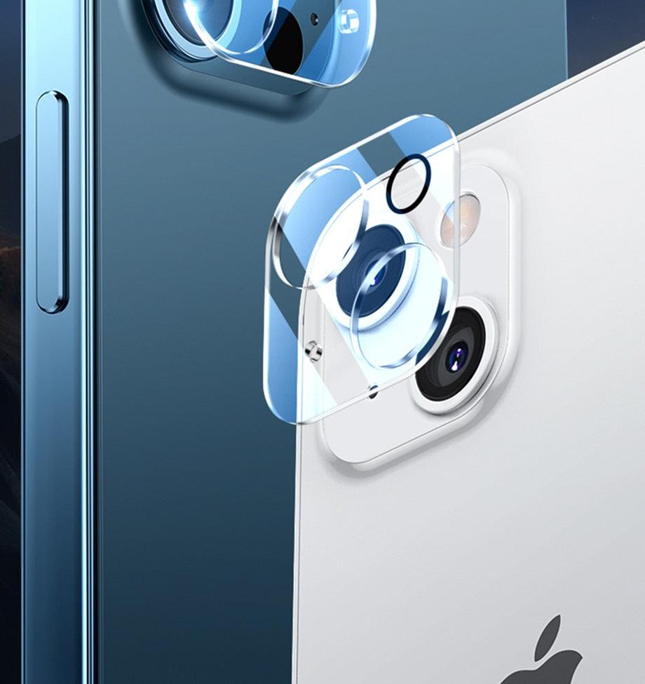 4-Piece Protective Glass Set for iPhone Camera Lenses