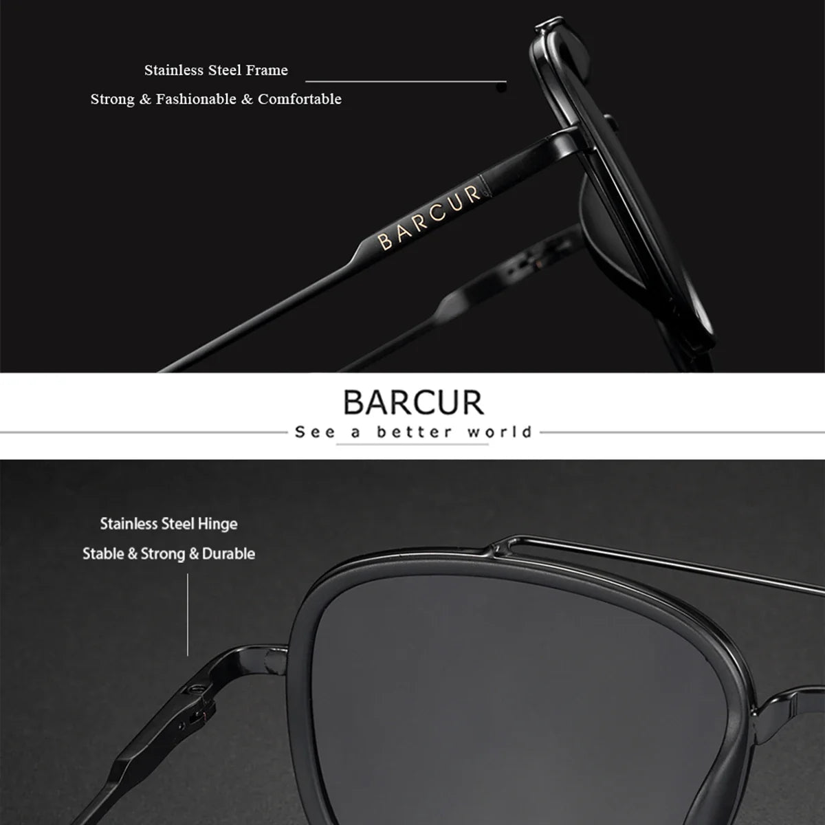 Stylish Polarized Oval Sunglasses for Men & Women - UV400 Protection with Elegant Gift Box - Korvel
