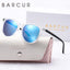 Lunettes de soleil rondes roses BARCUR pour femmes
