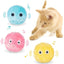 Interactive Plush Cat Ball with Chirping Sounds