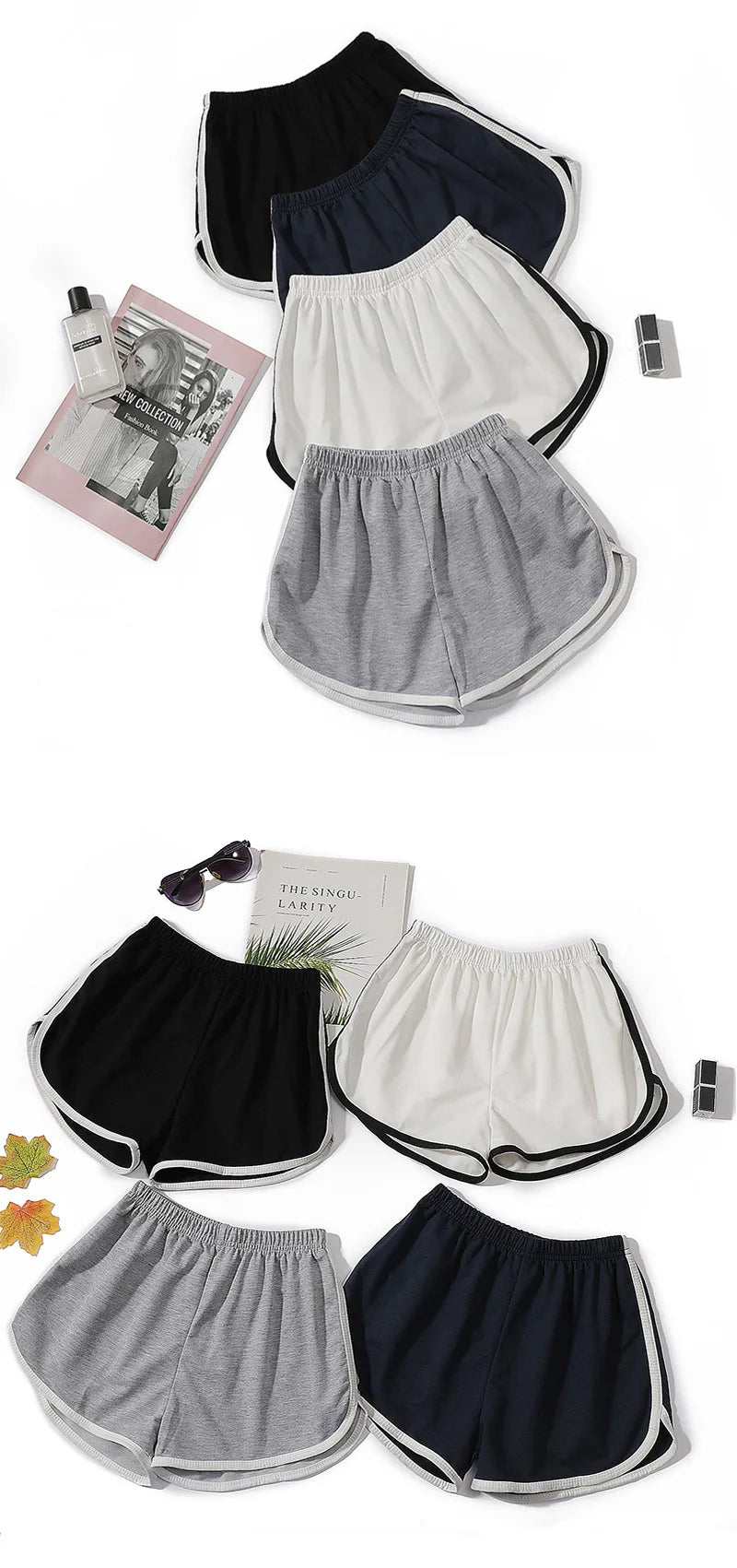 Shorts Élastiques Premium pour Femmes - Coupe Ample et Sèche Rapidement