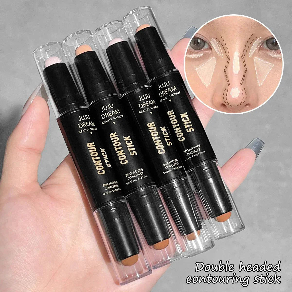 Dual Purpose Highlight Trimming Stick for Sculpting & Brightening
