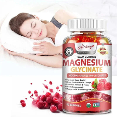 Xemenry Magnesium Glycinate Gummies - 120 Count