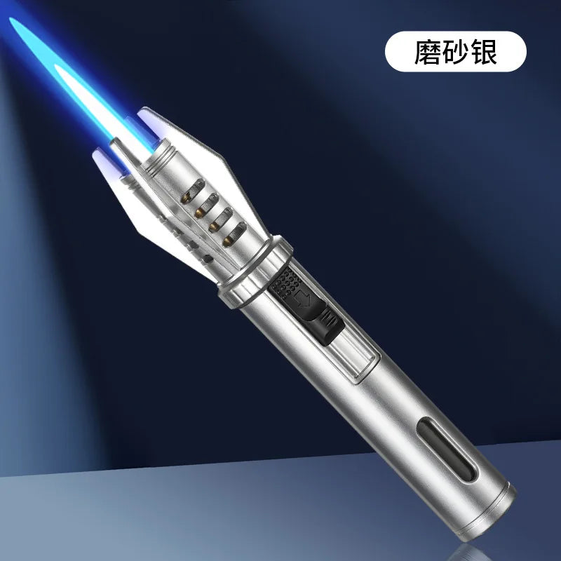 BlazeMaster Windproof Metal Torch for BBQ & Outdoor Cooking