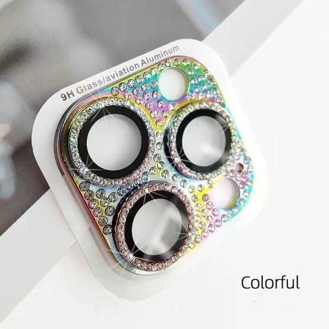 Premium Shiny Camera Lens Protector for iPhone 11 to 14 Pro