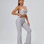 FlareLift Yoga Set: High-Waist Pants & Backless Bra